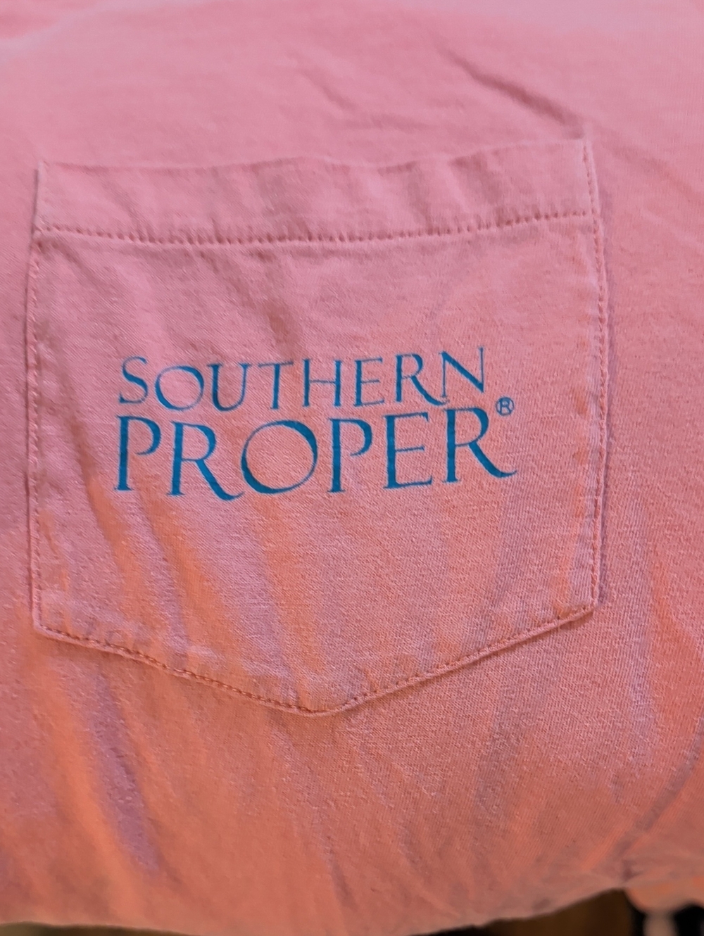 Southern Proper Pastel Pink Logo Tee